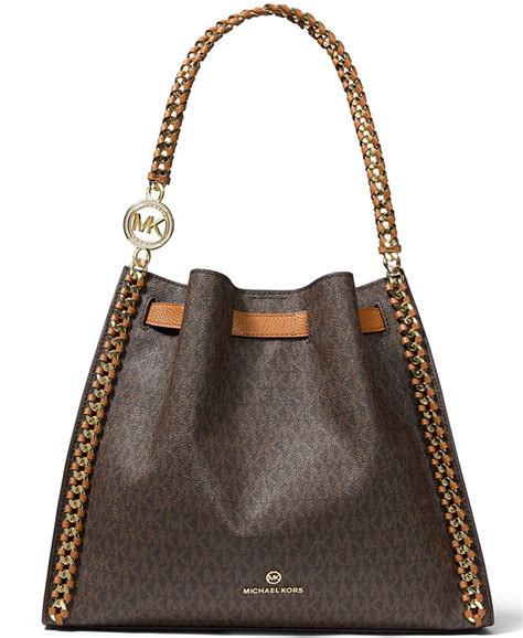 michael kors purse gold chain|michael kors chain shoulder bag.